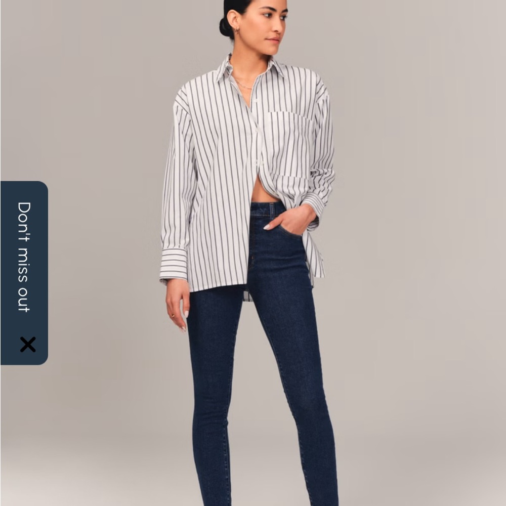 Abercrombie & Fitch Dark Blue Skinny Jeans